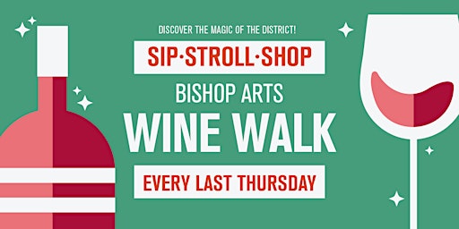 Imagem principal do evento Bishop Arts Wine Walk