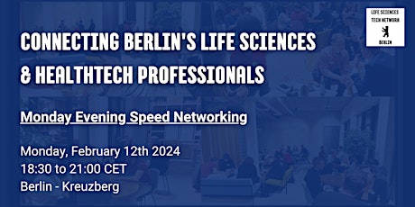 Speed Networking for Life Sciences Tech Professionals @ Denizen House primary image