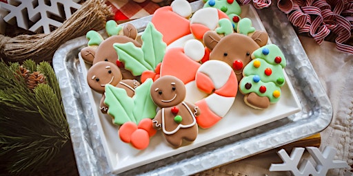 Imagem principal de 11:00 AM - Santa Sugar Cookie Decorating Class