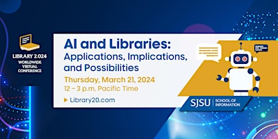 Imagem principal do evento Library 2.024: AI and Libraries
