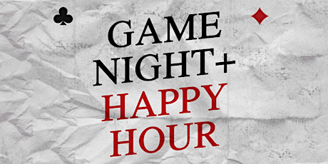 Thursday Game Night & Happy Hour
