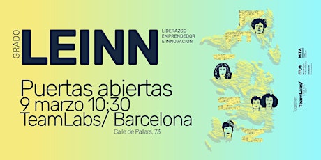 Imagem principal de GRADO OFICIAL LEINN/ PUERTAS ABIERTAS BARCELONA [9 MAR | 10:30]