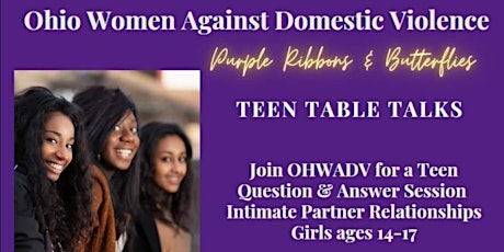 OHWADV Presents Teen Table Talks primary image