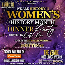 Imagen principal de "WE ARE HISTORY" BGCA Women's History Month Dinner Party
