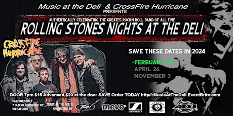 A Night of Rolling Stones Music w/ Crossfire Hurricane primary image