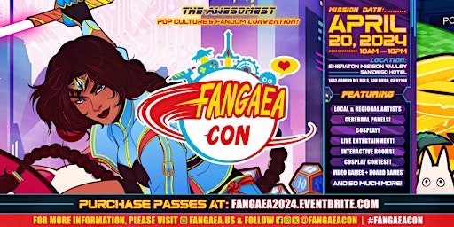 Fangaea 2024 - The Awesomest Pop Culture and Fandom Convention primary image