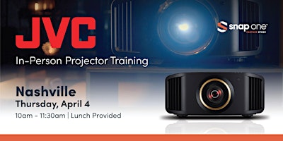 Imagem principal de JVC In-Person Projector Training - Nashville