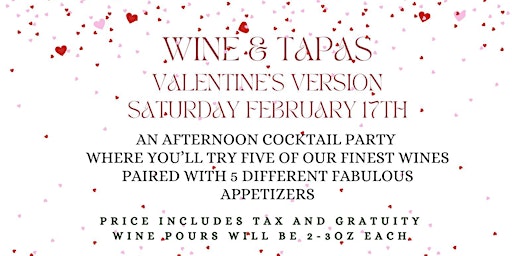 Wine & Tapas - Valentine's Version primary image