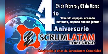 Imagen principal de 4° Aniversario  Scrum Latam Comunidad