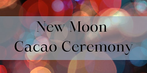 New Moon Cacao Ceremony With Lizi primary image