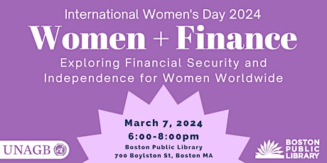 International Women's Day 2024 (Women & Finance) primary image