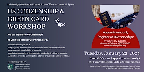 US Citizenship & Green Card Workshop primary image