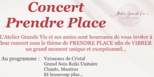 Immagine principale di Concert Prendre Place 