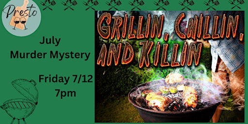 Imagen principal de Grillin', Chillin' and Killin'- Murder Mystery Night