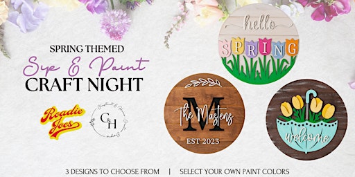 Paint & Sip - Craft night with Chestnut & Home primary image