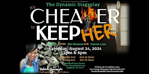 Hauptbild für It's Cheaper to Keep Her, the Stageplay
