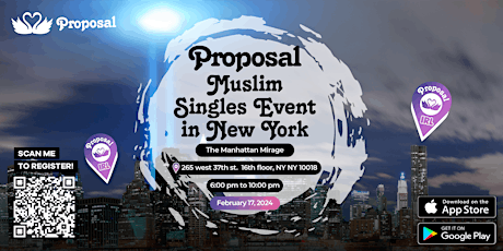 Proposal Presents BIGGEST HALAL Muslim Singles Event NEW YORK primary image