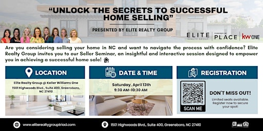 Image principale de Unlock the Secrets to Successful Home Selling