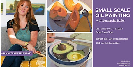 Small Scale Oil Painting with Samantha Buller