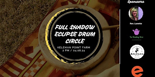 Image principale de Full Shadow Eclipse Drum Circle at Keleman Point Farm