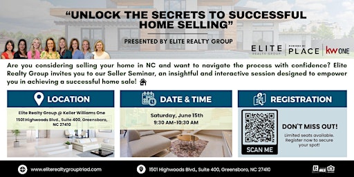 Imagem principal do evento Unlock the Secrets to Successful Home Selling
