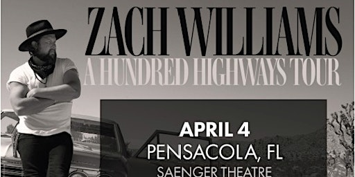 Zach Williams Hundred Highways Tour primary image