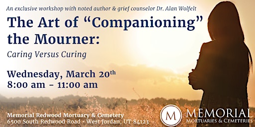 Hauptbild für Dr. Alan Wolfelt Exclusive Workshop: The Art of "Companioning"