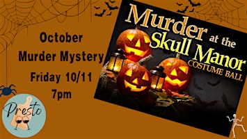Imagem principal de Murder at the Skull Manor Costume Ball- Murder Mystery Night