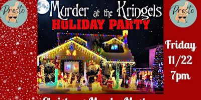 Image principale de Murder at the Kringel's Holiday Party- Murder Mystery Night