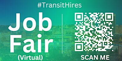 Imagen principal de #TransitHires Virtual Job Fair / Career Expo Event #DC #IAD