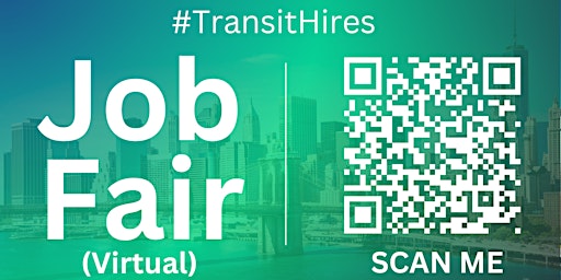 Imagen principal de #TransitHires Virtual Job Fair / Career Expo Event #NewYork #NYC