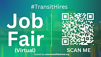 Primaire afbeelding van #TransitHires Virtual Job Fair / Career Expo Event #Minneapolis #MSP