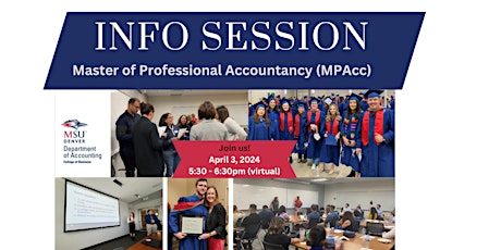 Evening Info Session - Master of Professional Accountancy (MPAcc)