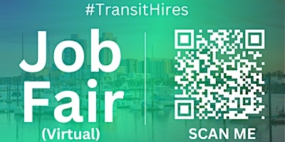 Primaire afbeelding van #TransitHires Virtual Job Fair / Career Expo Event #Stamford