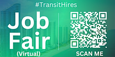 Primaire afbeelding van #TransitHires Virtual Job Fair / Career Expo Event #Detroit