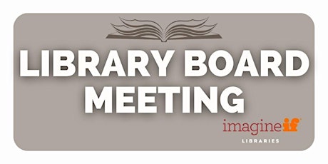 ImagineIF Library Board Meeting