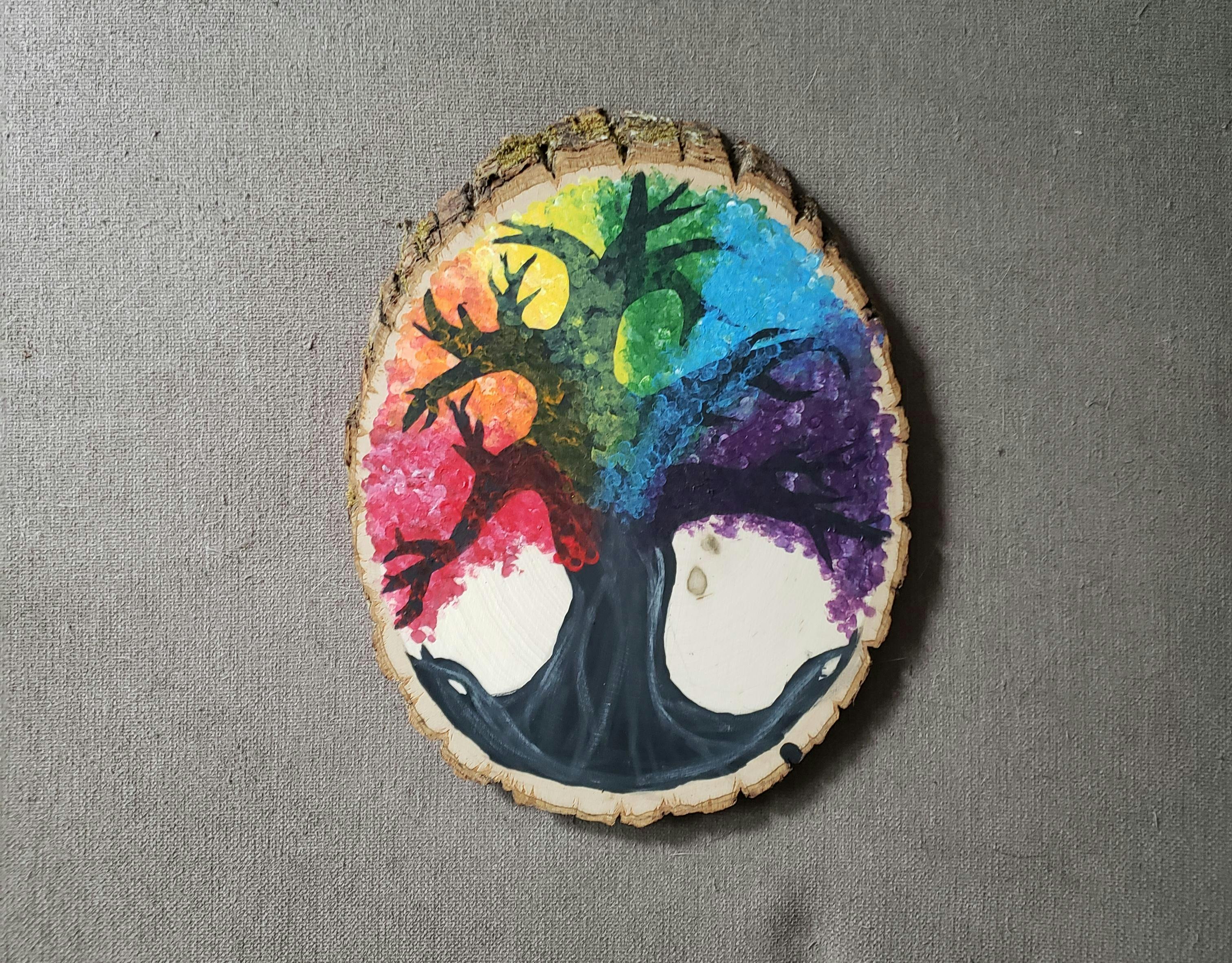 Craft And Draft Wood Slab Painting 22 Aug 2019