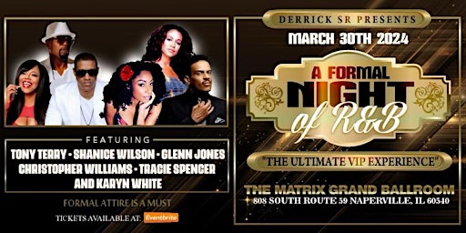 A Formal Night of R&B, The Ultimate VIP Experience primary image