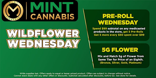 Wildflower Wednesday Cannabis Bonanza!