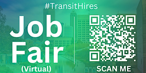 Primaire afbeelding van #TransitHires Virtual Job Fair / Career Expo Event #Indianapolis
