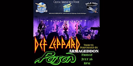 Imagem principal do evento Def Leppard and Poison Tribute by Armageddon