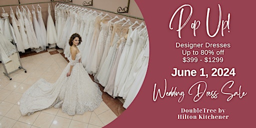 Imagem principal do evento Opportunity Bridal - Wedding Dress Sale - Kitchener