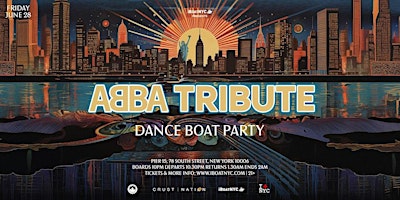 Hauptbild für A Tribute to ABBA - Disco on the Hudson Yacht Cruise Party