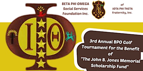 3rd Annual Golf Tournament for the John B. Jones Memorial Scholarship Fund