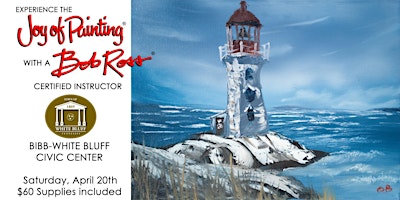 "Peggy's Cove Lighthouse" Bob Ross Workshop - White Bluff primary image