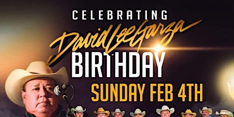DAVID LEE GARZA BIRTHDAY PARTY LIVE @ THIRSTY HORSE SALOON AND DANCEHALL primary image