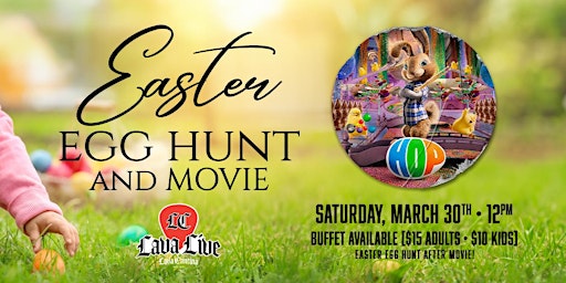 Primaire afbeelding van HOP Easter Movie + Easter Egg Hunt at Lava Cantina!