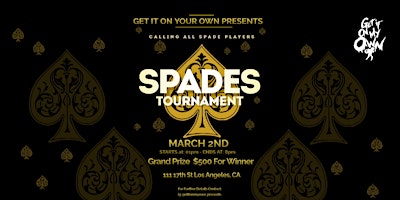 SPADES TOURNAMENT ♠️ primary image