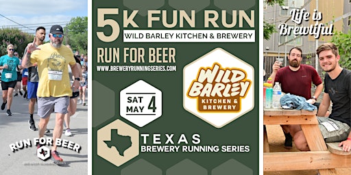 Image principale de 5k Beer Run x Wild Barley Brewery | 2024 Texas Brewery Running Series
