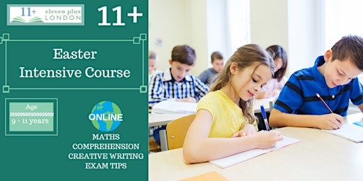 Primaire afbeelding van 11+ Easter Intensive Course  (ONLINE)